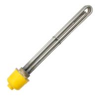 Блок ТЭН 4,5 кВт для воды 310 мм фланец G1 1/4" 220 В (трубка + колпак) HTH
