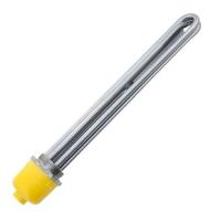 Блок ТЭН 6,0 кВт для воды 320 мм фланец G1 1/2" 220/380 В (трубка + колпак) HF